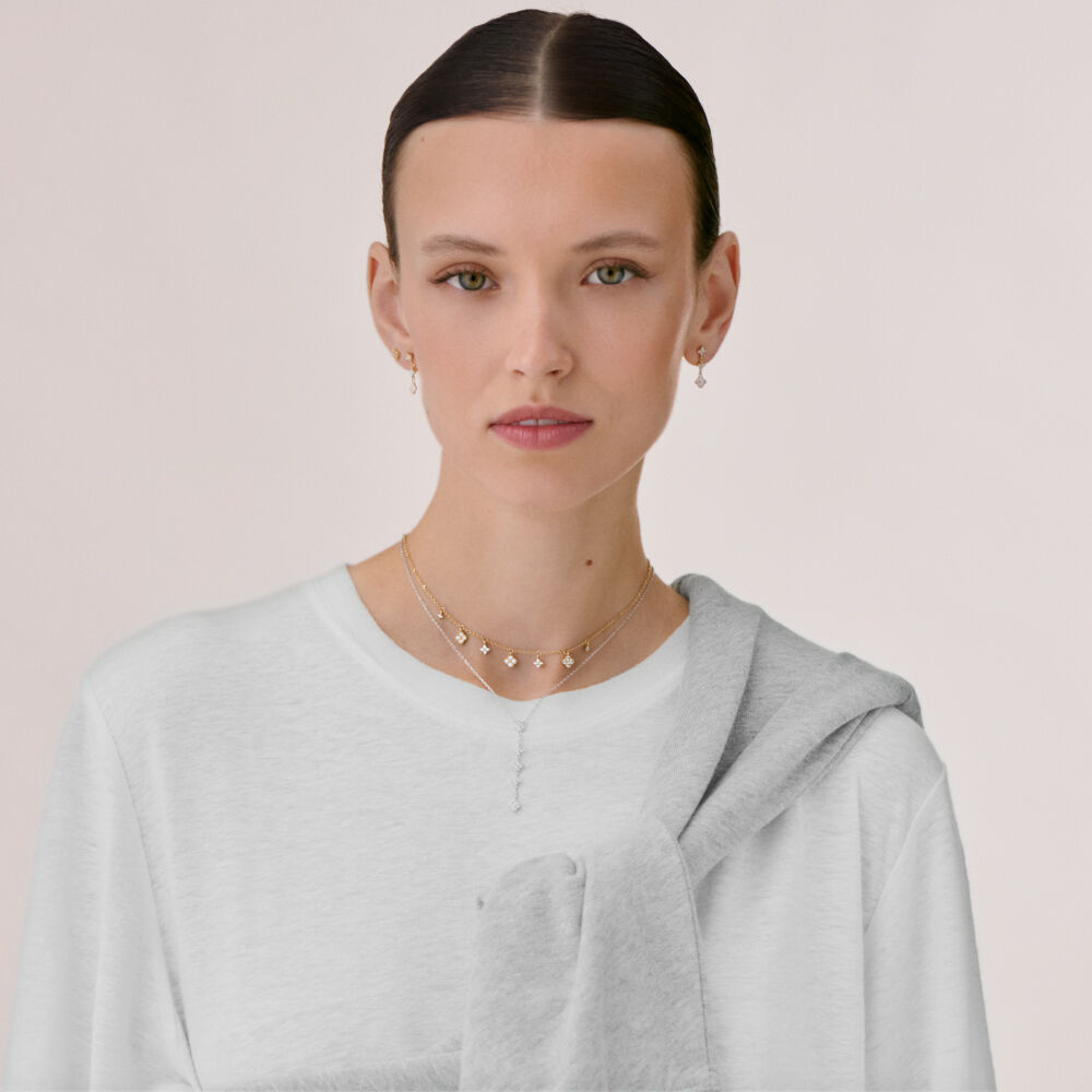 Collier ras du cou BELOVED - Cristal / Doré