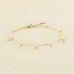 Bracelet souple BELOVED - Cristal / Doré - Bracelets  | Agatha