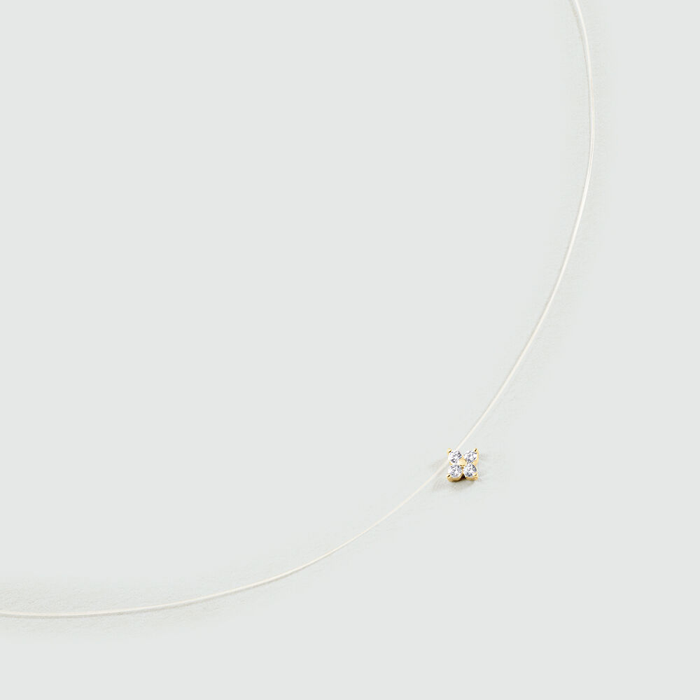 Collier ras du cou BELOVED - Cristal / Doré - Colliers fantaisie  | Agatha