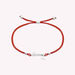 Bracelet cordon BRIGHTY - Cristal / Rouge - Bracelets  | Agatha