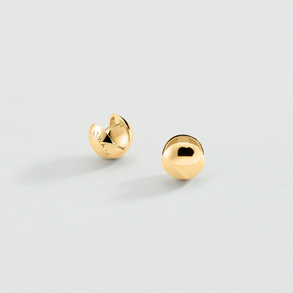 Cr&eacute;oles PALAIS ROYAL - Dor&eacute; - Boucles d'oreilles boule  | Agatha