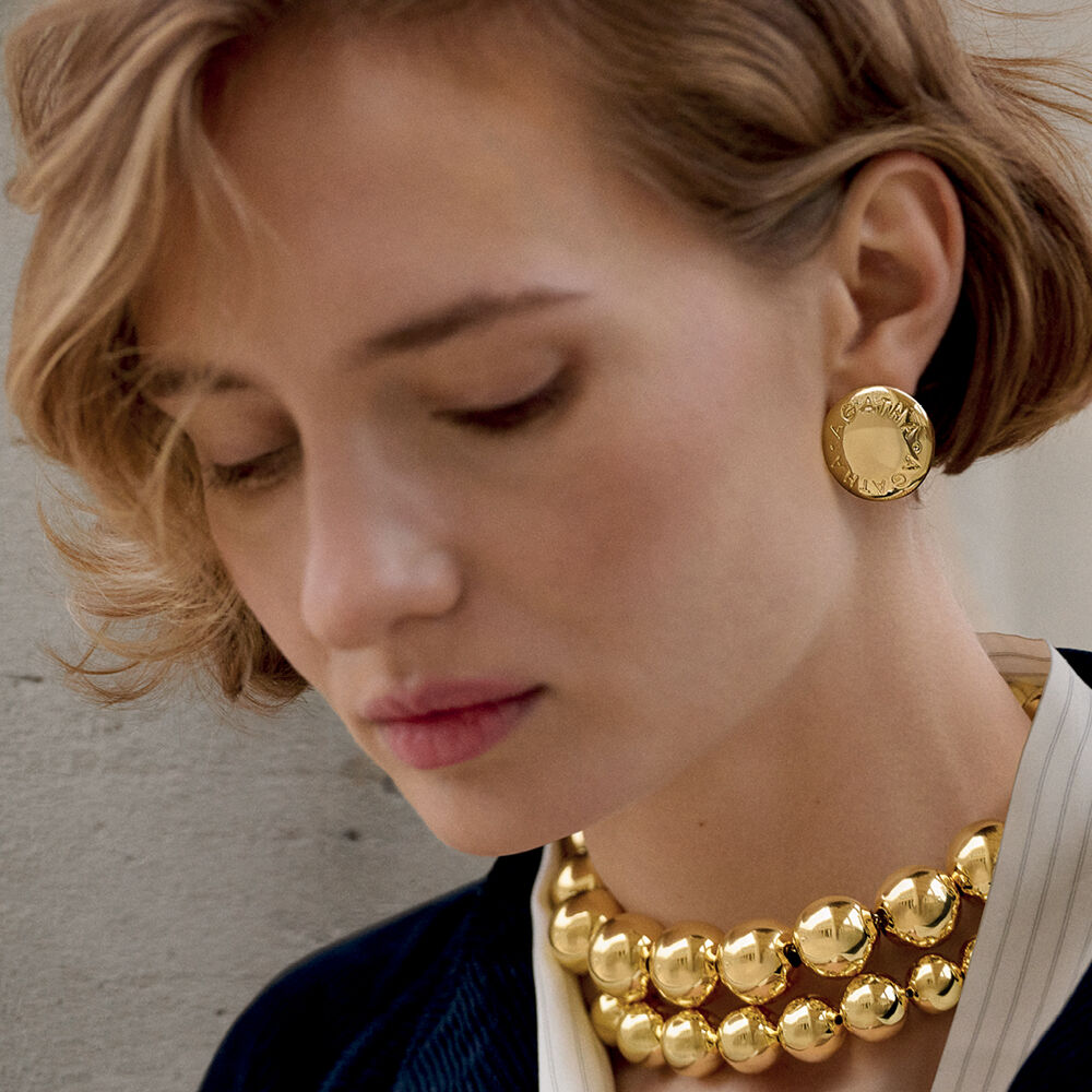 Boucles d'oreilles pendantes PALAIS ROYAL - Doré - Boucles d'oreilles fantaisies  | Agatha