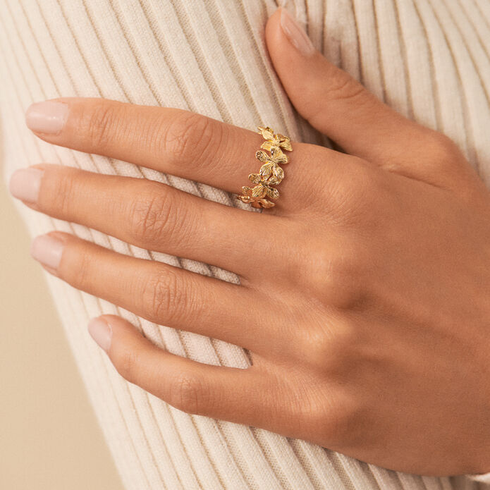 Bague ajustable GOLDEN - Doré - Bagues  | Agatha