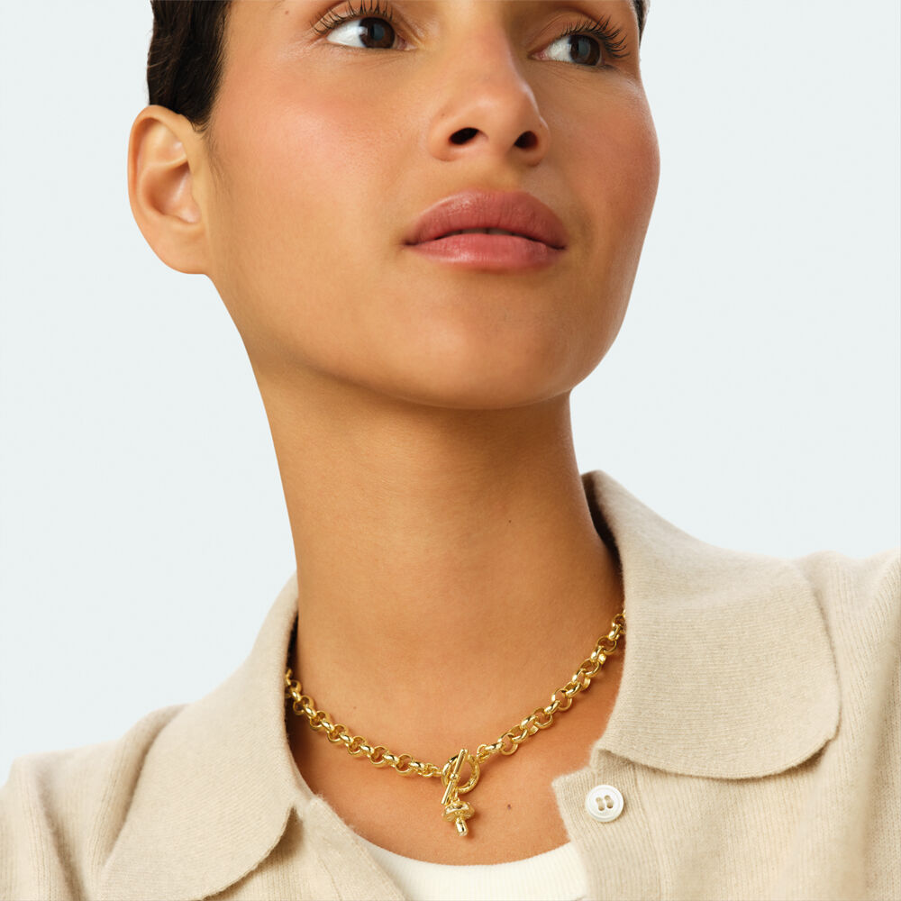 Pendentif CHAMPIGNON - Cristal / Dor&eacute; - Nouveaut&eacute;s  | Agatha