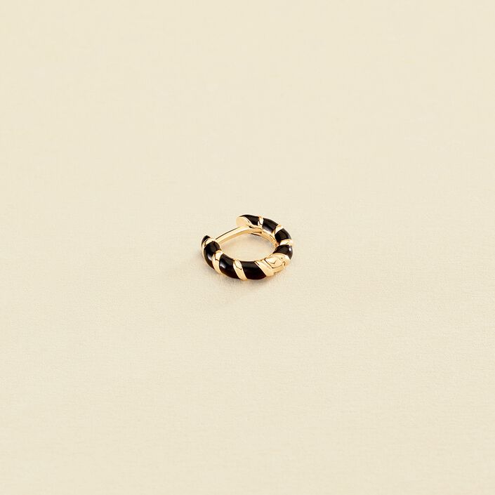Piercing créole MIX& MATCH - Noir / Doré - Piercings  | Agatha