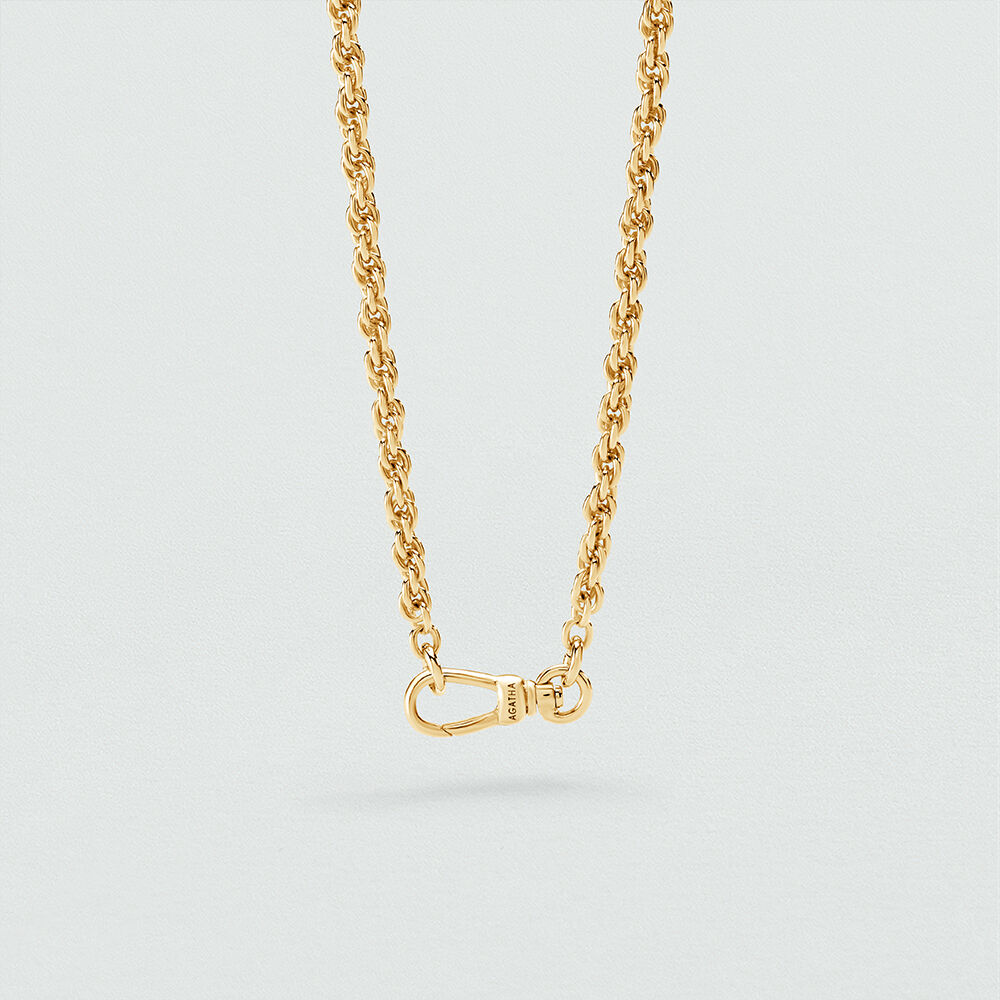 Collier mi-long CHAÎNE CORDE - Doré - Colliers fantaisie  | Agatha
