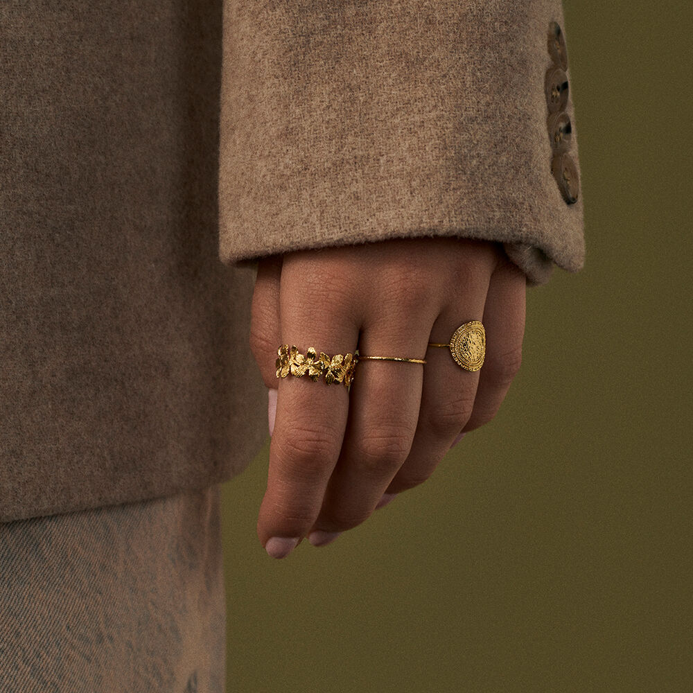 Bague fine doré outlet