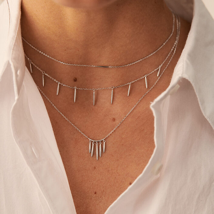 Collier mi-long RADIEUX - Argenté - Colliers  | Agatha
