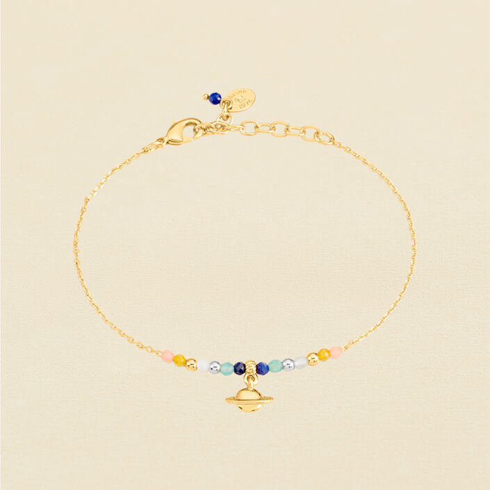 Bracelet souple BIGBANG - Multicolore / Doré - Bracelets  | Agatha