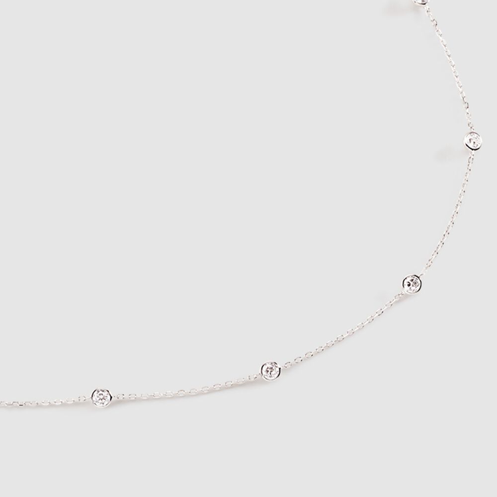 Collier ras du cou BRILLANT - Cristal / Argenté - Colliers fantaisie  | Agatha