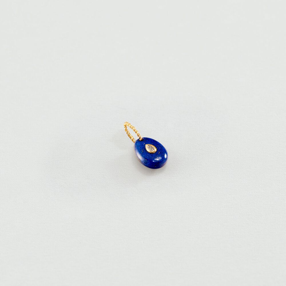 Pendentif PIERRE NATURELLE - Lapis - Autres pierres  | Agatha