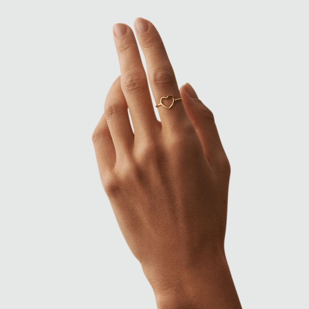 Bague fine FILCOEUR - Doré - Bagues fantaisie  | Agatha