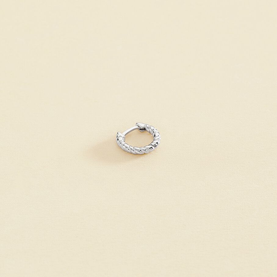 Piercing créole TRESSEE - Argenté - Piercings  | Agatha