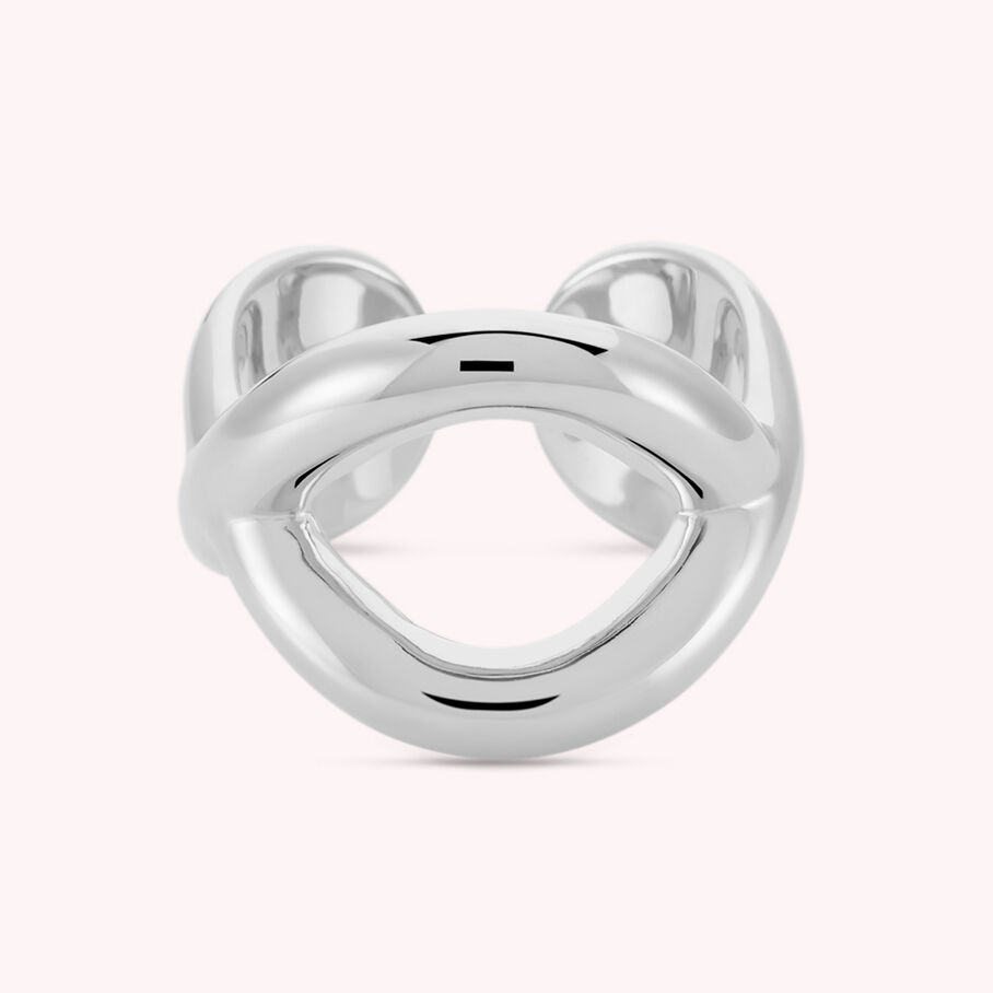 Bague ajustable ICONIQUE - Argenté - Bagues  | Agatha