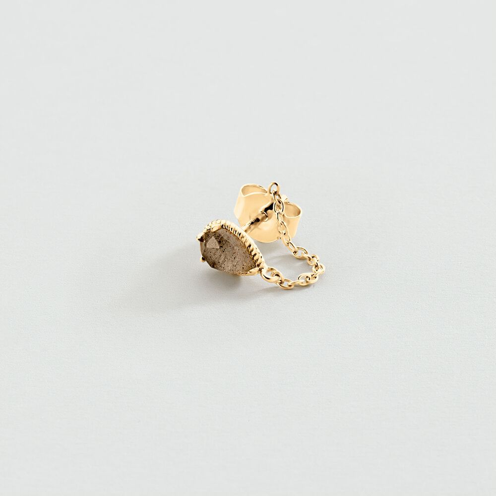Piercing créole MIX & MATCH - Gris / Doré - Piercings  | Agatha