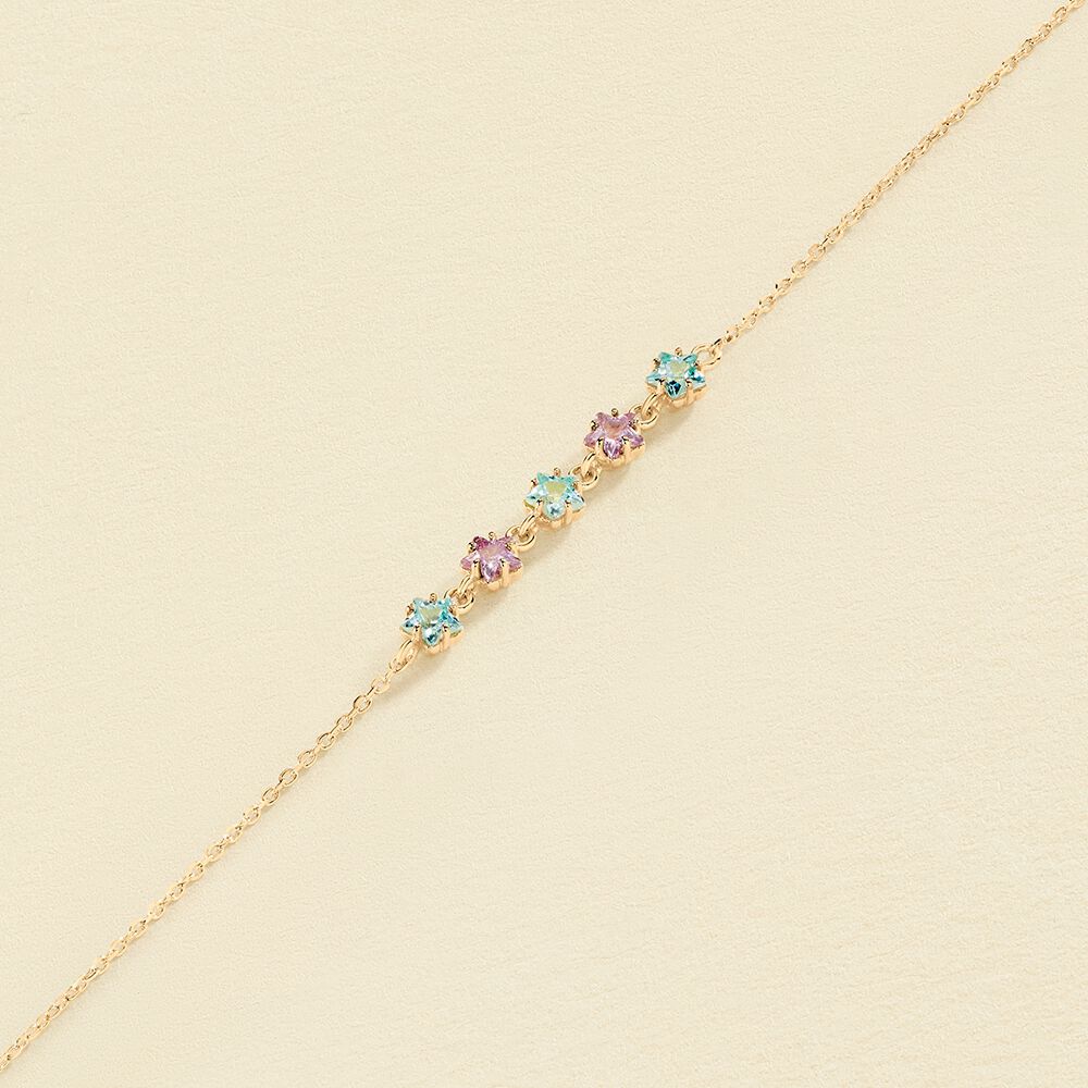 Bracelet souple SPACEAG - Multicolore / Doré - Bracelets  | Agatha