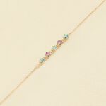 Bracelet souple SPACEAG - Multicolore / Doré - Bracelets  | Agatha