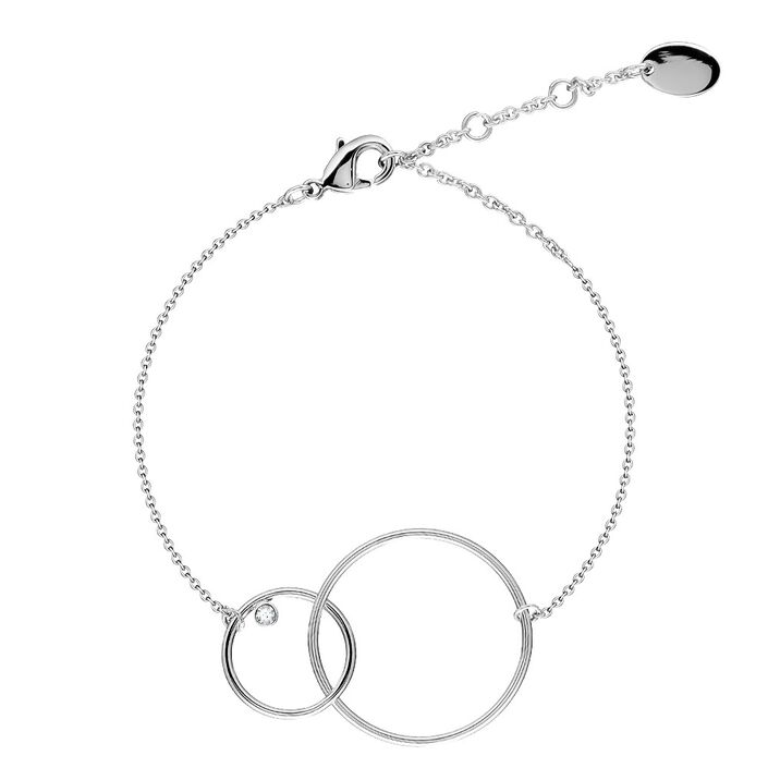 Bracelet souple PHOEBE - Cristal / Argenté - Bracelets  | Agatha