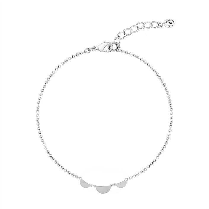 Bracelet souple FESTONNE - Argenté - Bracelets  | Agatha
