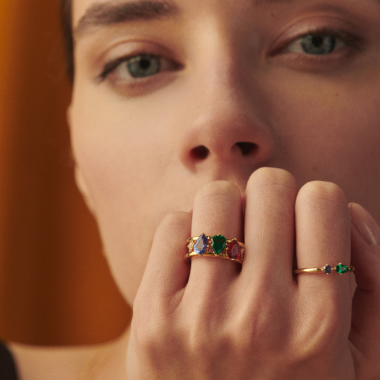 Bague hot sale nacre agatha